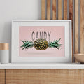 Pineapple Candy – Modern Pop Art Wall Poster