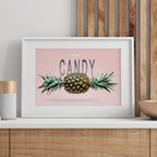 Pineapple Candy – Modern Pop Art Wall Poster