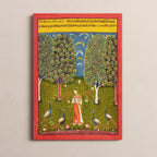 Radha with Peacocks
