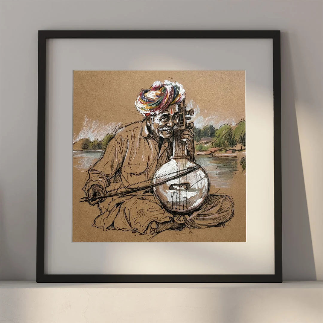 Desert Melody – Rajasthani Folk Musician