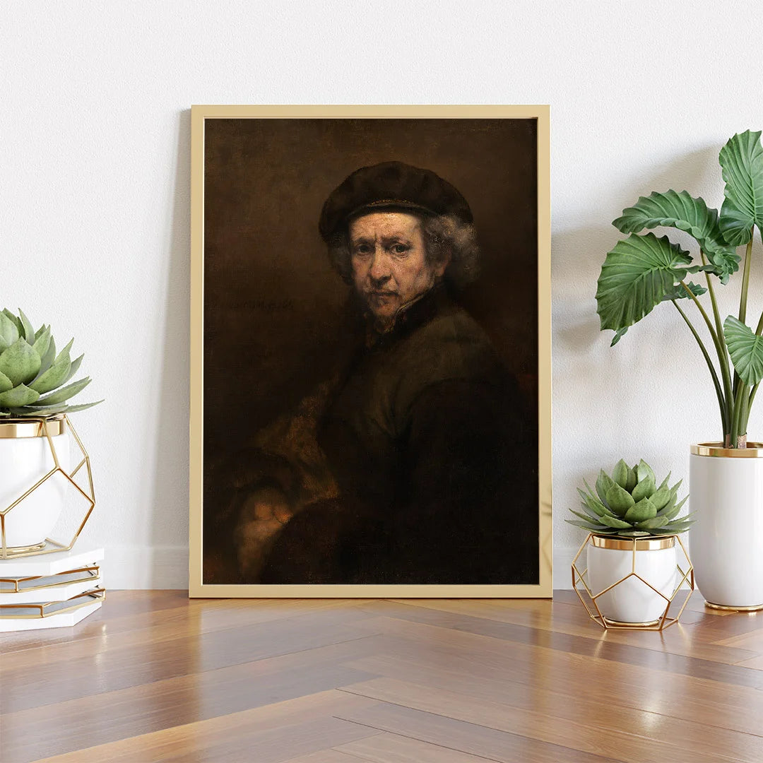 Self-Portrait – by Rembrandt van Rijn