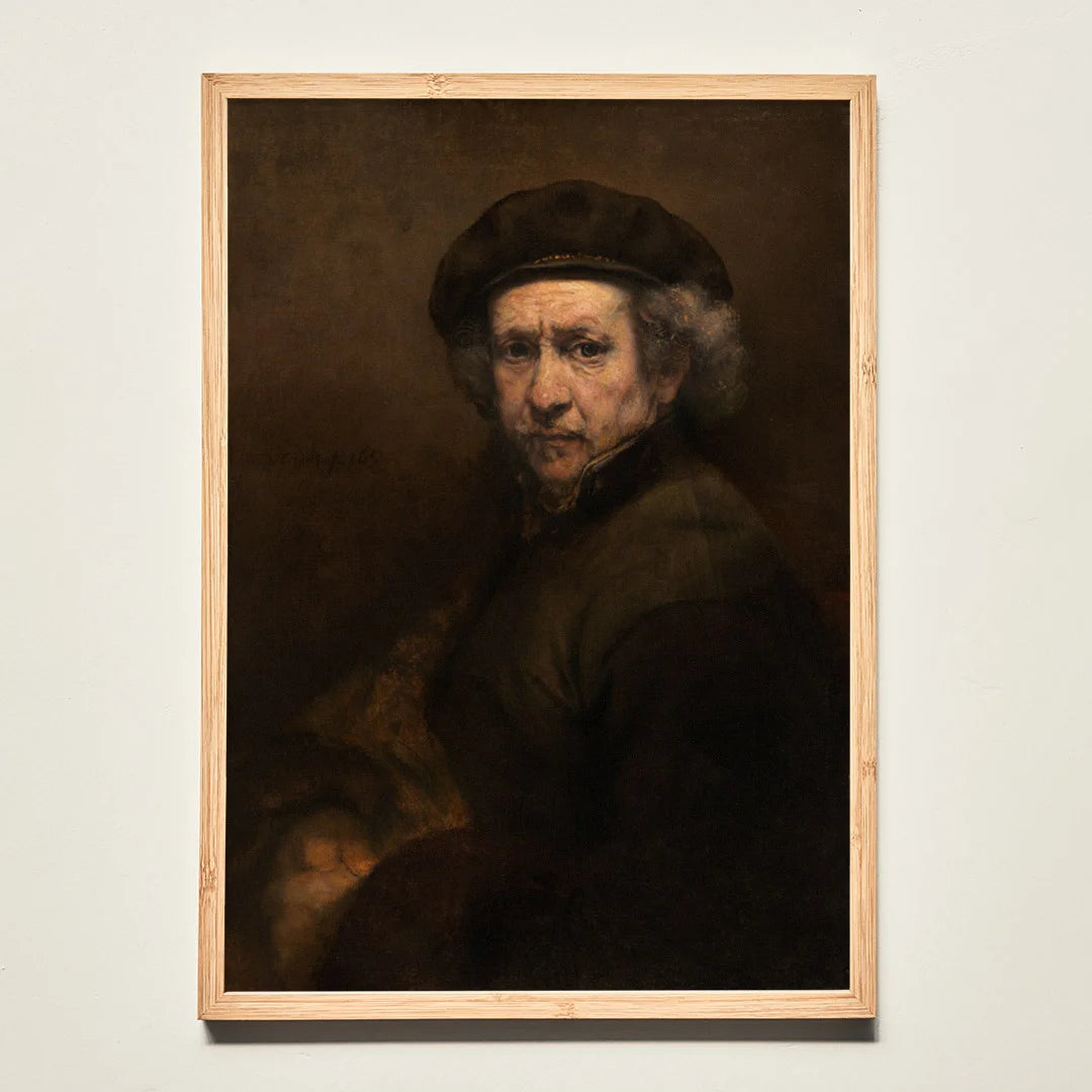 Self-Portrait – by Rembrandt van Rijn