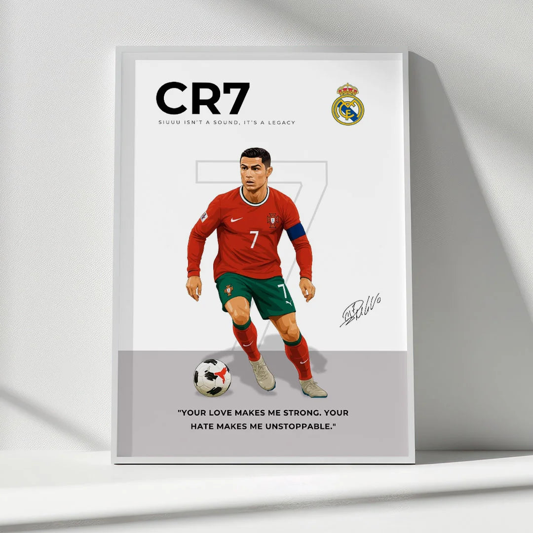 CR7 Legacy Poster - Cristiano Ronaldo