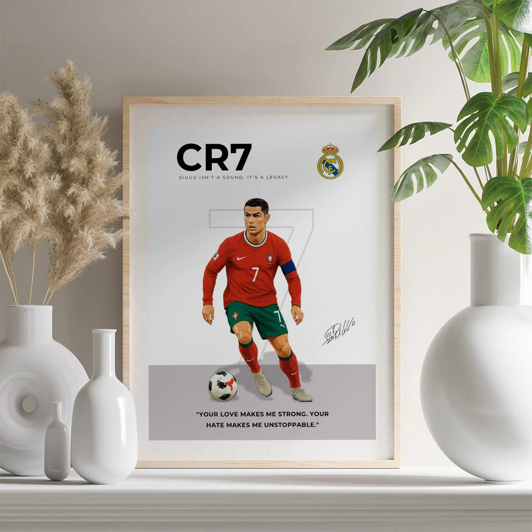 CR7 Legacy Poster - Cristiano Ronaldo