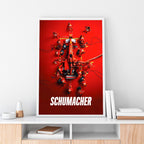 Schumacher – Formula 1 Racing Icon Poster