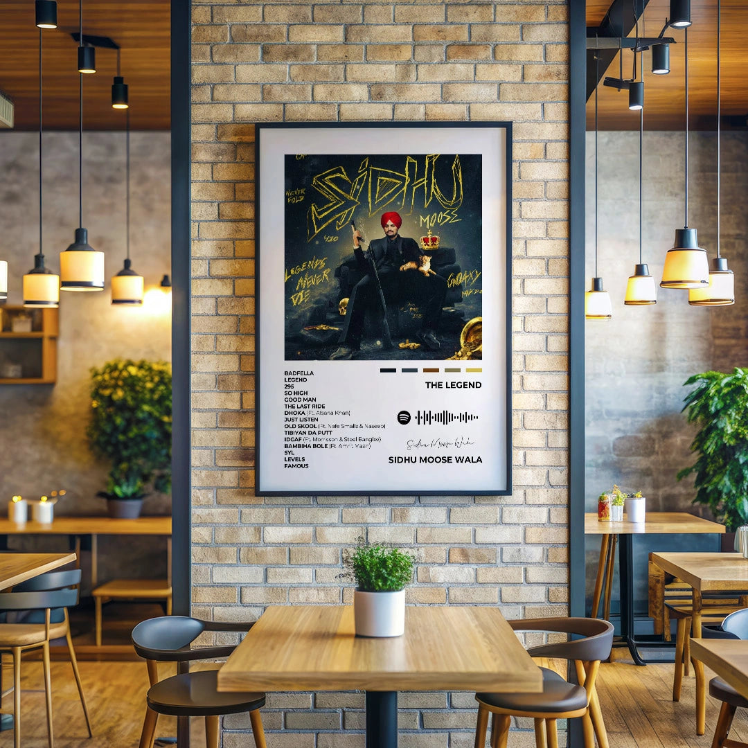 Sidhu Moose Wala Punjabi Music Wall Art