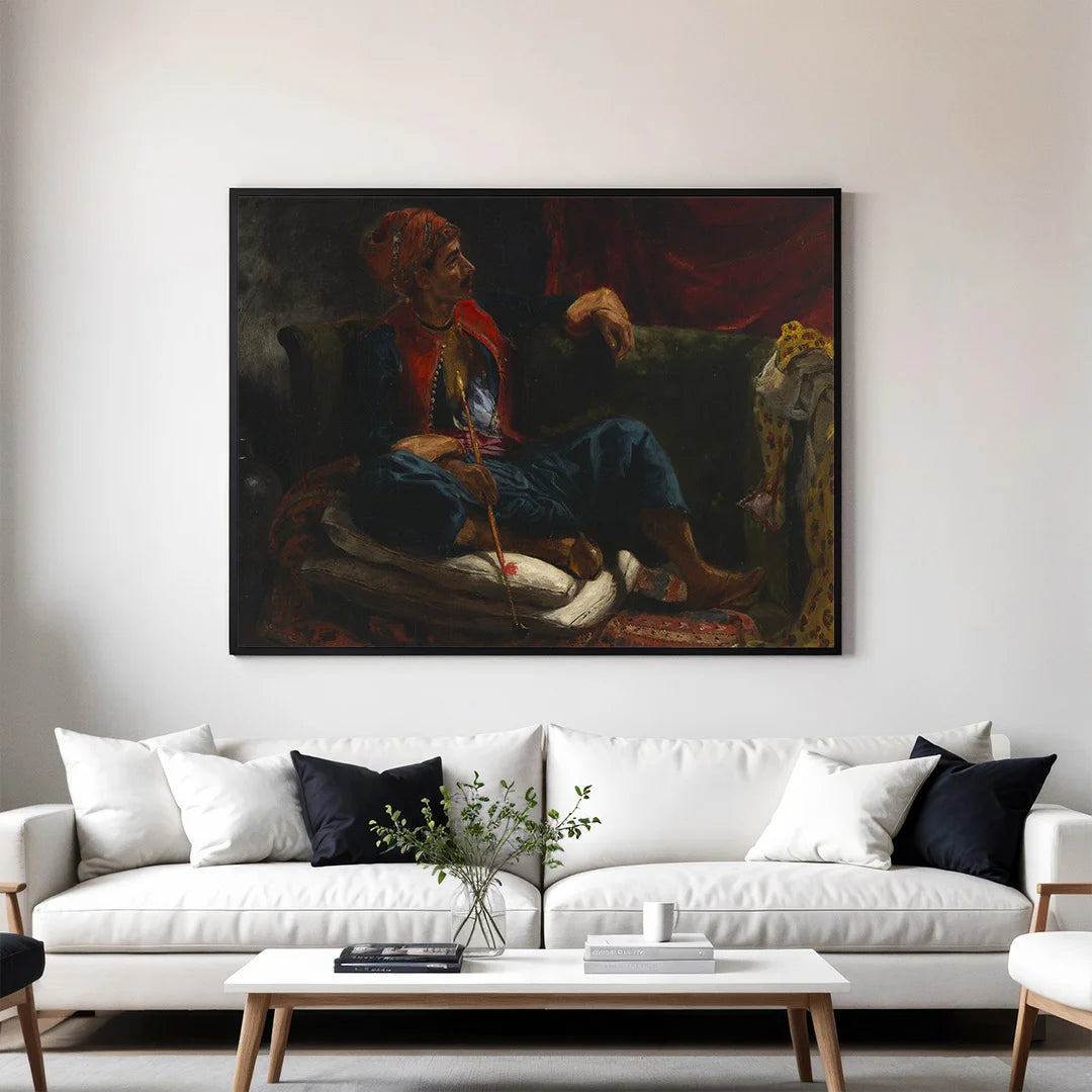 The Smoker (Oriental Figure) – by Eugène Delacroix