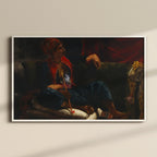 The Smoker (Oriental Figure) – by Eugène Delacroix