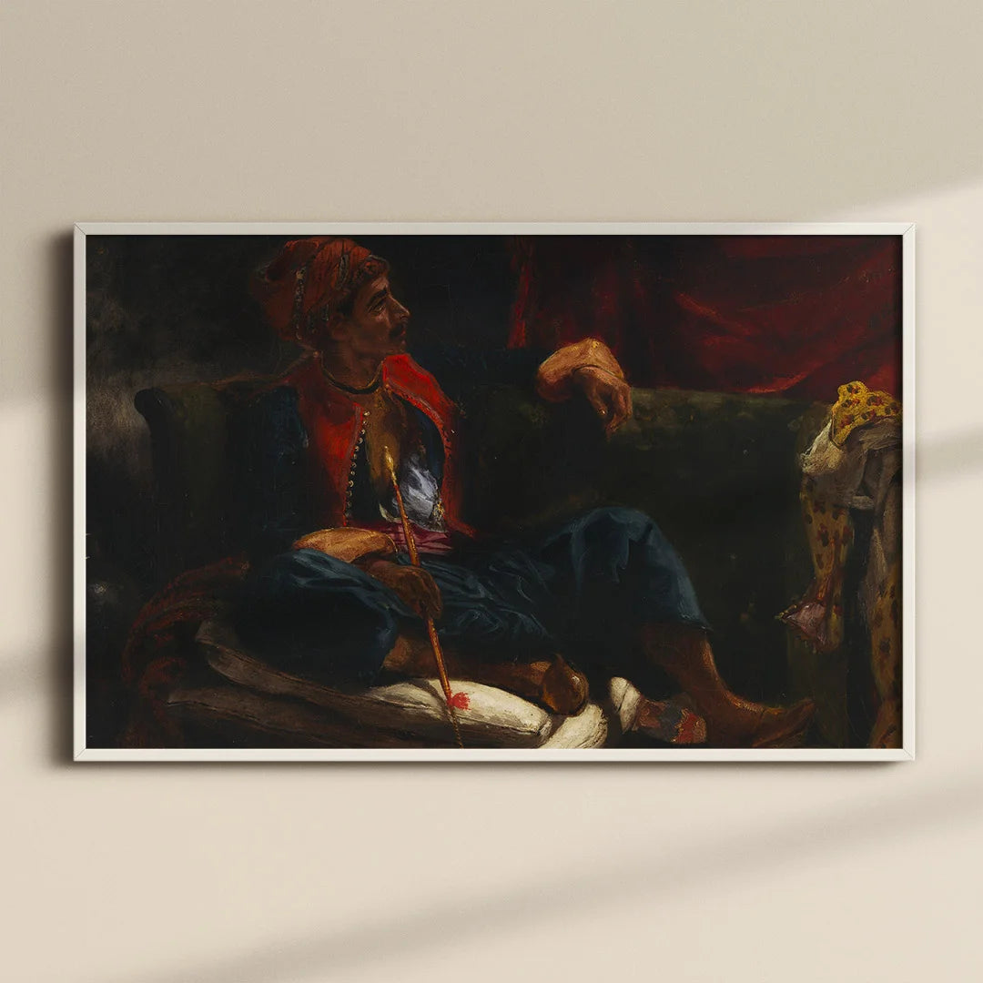The Smoker (Oriental Figure) – by Eugène Delacroix