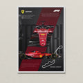 Ferrari F1 Suzuka Circuit Poster