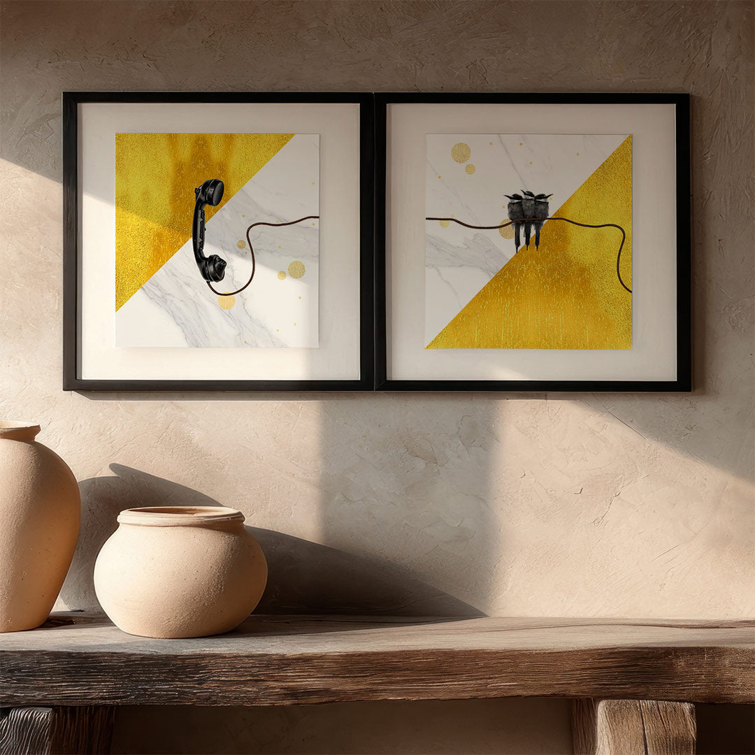 Connected in Gold: Set of 2