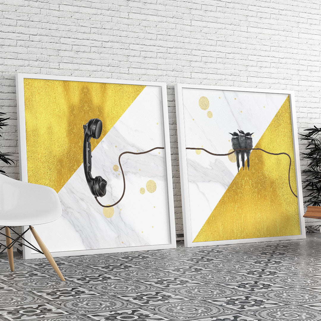 Connected in Gold: Set of 2