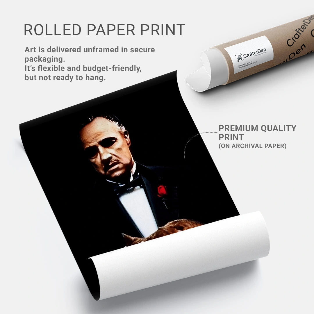 The Godfather – Iconic Mafia Classic Poster