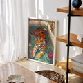 Tiger Bath – Whimsical Art Print