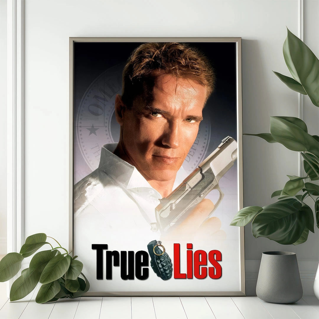 True Lies – Classic Action Comedy Thriller Poster