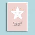Twinkle Twinkle Little Star – Cute Nursery Wall Art Poster