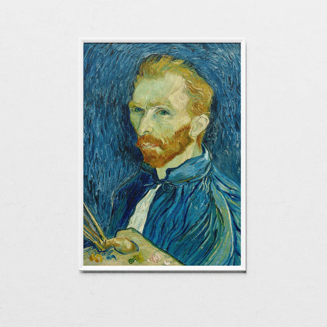 Self-Portrait with Palette – by Vincent van Gogh