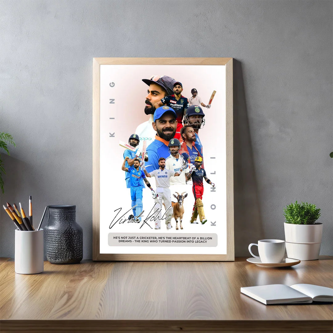 King Kohli Legacy Poster