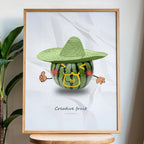 Creative Watermelon – Playful Minimal Fruit Wall Art