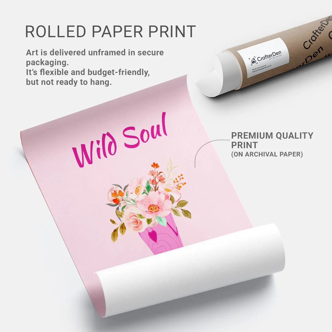 Wild Soul – Floral Boot Art