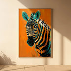 Vibrant Zebra – Modern Animal Art